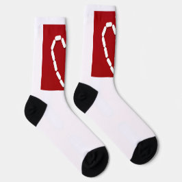 Herz. Stoppt die Depression. Crew Socken