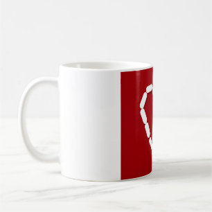 Herz. Stoppt die Depression. Tasse