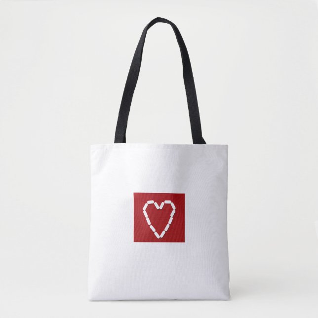 Herz. Stoppt die Depression. Tragetasche Tasche (Vorderseite)