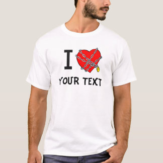 Herz-T - Shirt der Gewohnheits-I der Liebe-/I, IHR