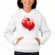 Herz-T-Shirt für Kinder, Mädchenmode 
