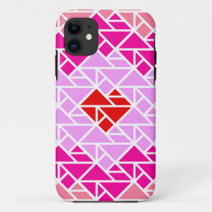 Herz-Tangram-Muster Case-Mate iPhone Hülle