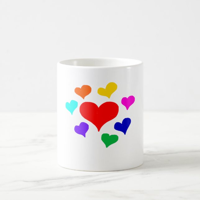 Herz-Tasse Kaffeetasse (Mittel)