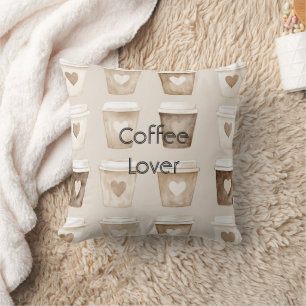 Herz-Tassen für Creme-Kaffee   Kissen