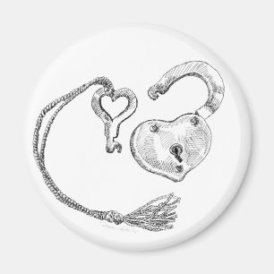 Herz-Taste & Taste Magnet