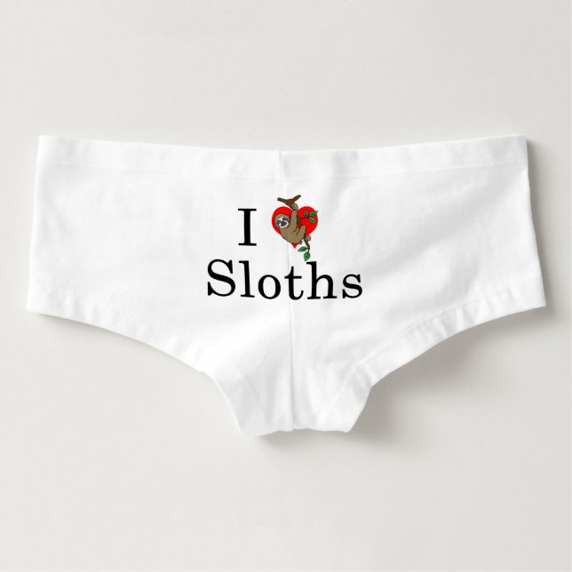 Herz-Trägheits-Unterwäsche Hotpants (Rückseite)