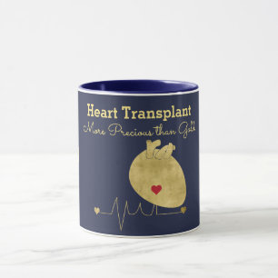 Herz-Transplantat-Goldlachse Tasse