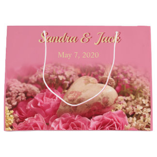 Herz u. BlumenBrautparty Große Geschenktüte