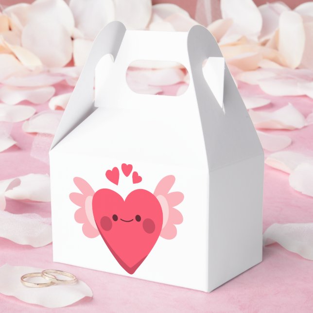 Herz und Bär süß Geschenkschachtel (Hochzeit)