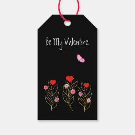 Herz und Blume Geschenkanhänger