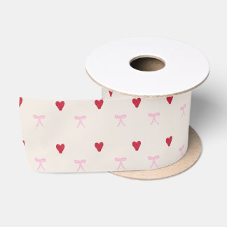 Herz und Bows Coquette Ribbon Satinband