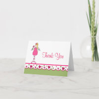 Herz und Engel Vielen Dank Note Card