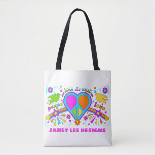 Herz und Friedensfeier Tasche