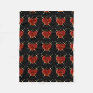 Herz und Gepäck Fleece Blanket