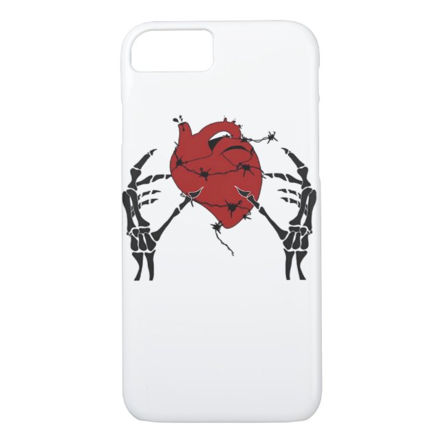 Herz und Hände - Skelett Herz Hände Case-Mate iPhone Hülle (Rückseite)