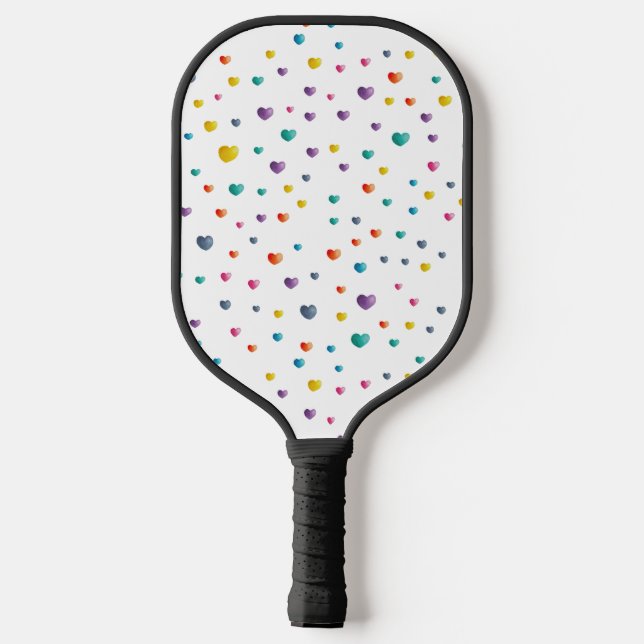 Herz und Herzen - Pickleball-Liebhaber Pickleball Schläger (Rückseite)