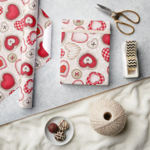 Herz und Liebe Geschenkpapier