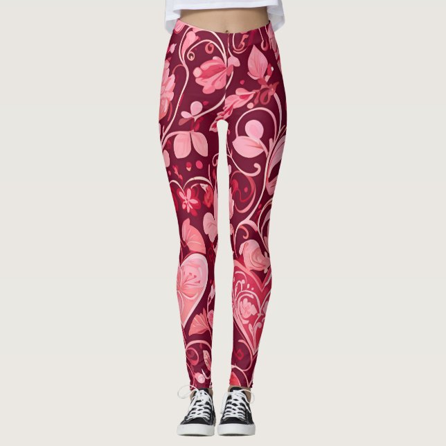 Herz und Reben | Leggings (Vorderseite)