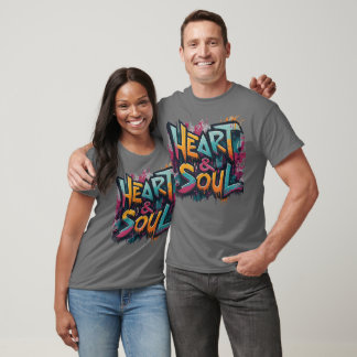 Herz und Soul Grafischer T - Shirt