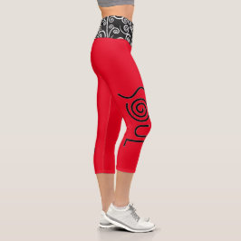 Herz und Soul Hochgebranntes Riesengebirge Capri Leggings