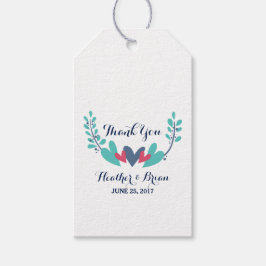 Herz und Wein Hochzeitsmarken Geschenkanhänger