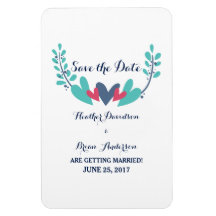 Herz und Wein Save the Date Flexi Magnet