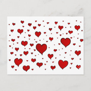 Herz-Valentinstag Feiertagspostkarte