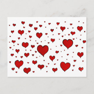 Herz-Valentinstag Feiertagspostkarte