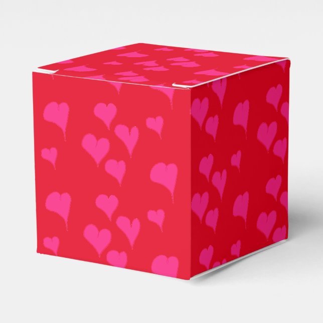 Herz-Valentinstag-Geschenkboxen Geschenkschachtel (Vorderseite)