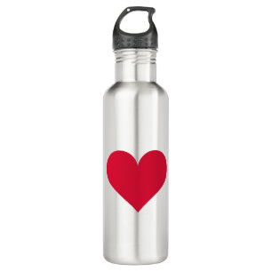Herz Valentinstag Liebe Herz Edelstahlflasche