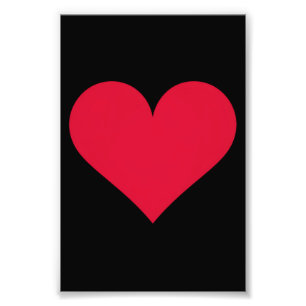 Herz Valentinstag Liebe Herz Fotodruck