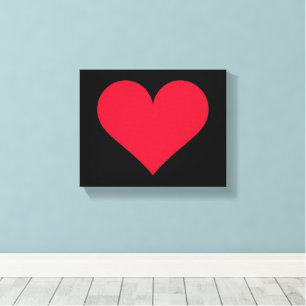 Herz Valentinstag Liebe Herz Leinwanddruck