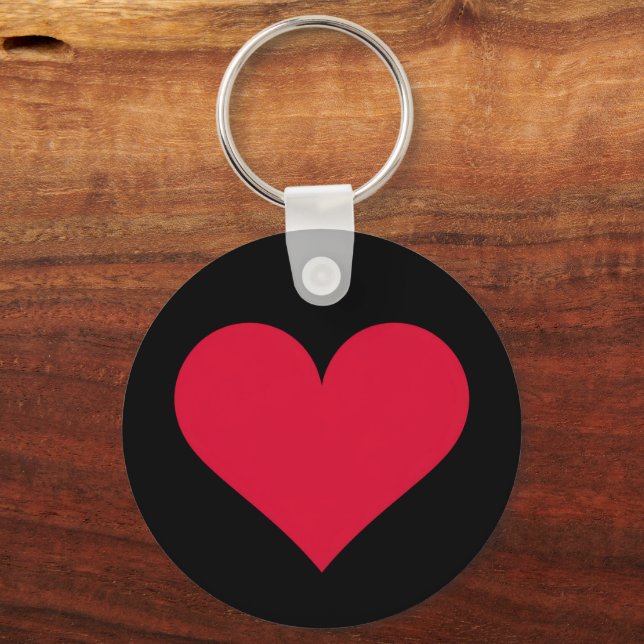 Herz Valentinstag Liebe Herz Schlüsselanhänger (Vorderseite)