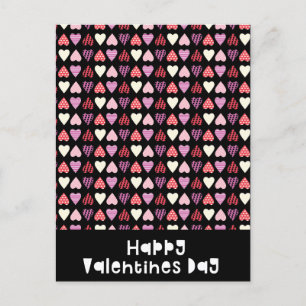 Herz-Valentinstag-Postkarte Postkarte