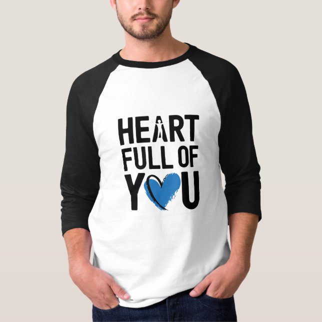 Herz voll von dir | T-Shirt (Vorderseite)