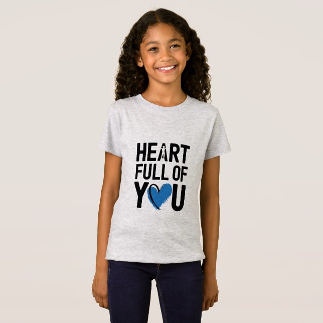 Herz voll von dir | T-Shirt (Vorne ganz)