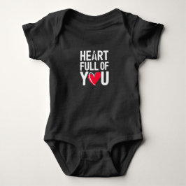 Herz voll von dir | T-Shirt Baby Strampler