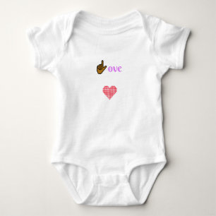 Herz voller Liebe Baby Strampler