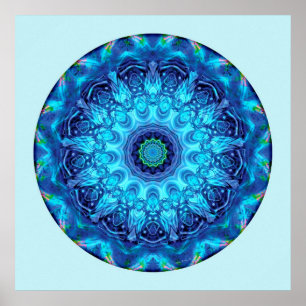 Herz von Auslieferungs-Mandala 5 Poster