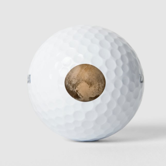 Herz von Pluto Golfball (Vorderseite)