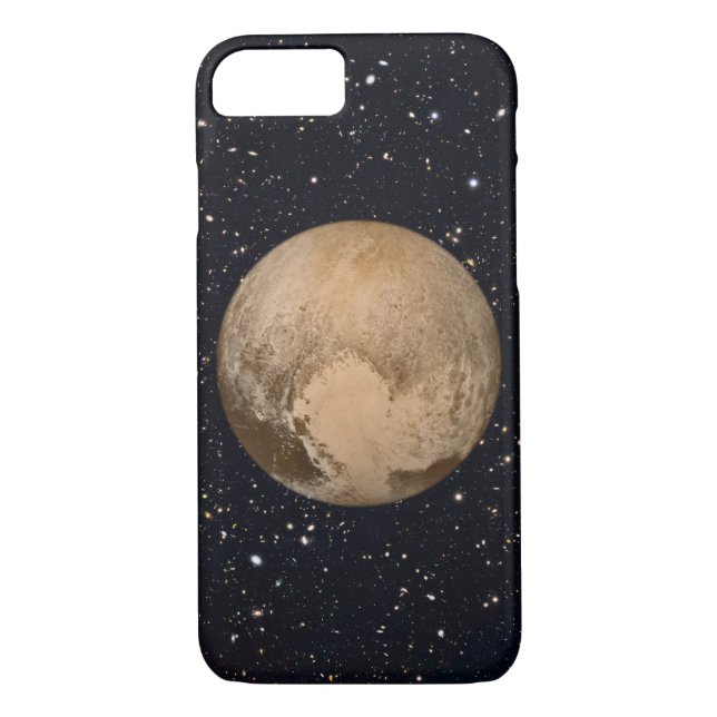 Herz von Pluto Starry Sky Case-Mate iPhone Hülle (Rückseite)
