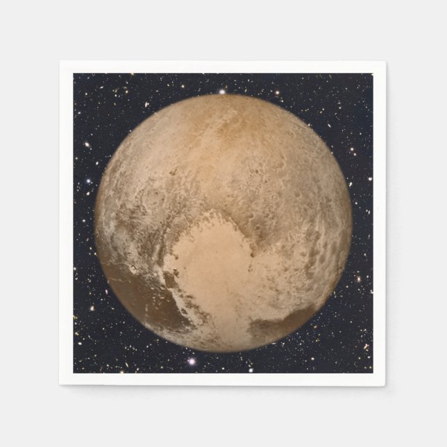 Herz von Pluto Starry Sky Serviette (Vorderseite)