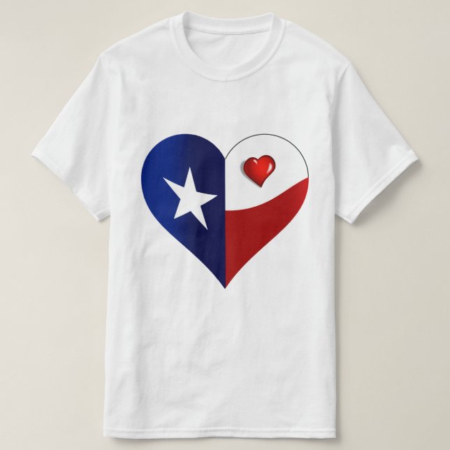 Herz von Texas T-Shirt (Design vorne)