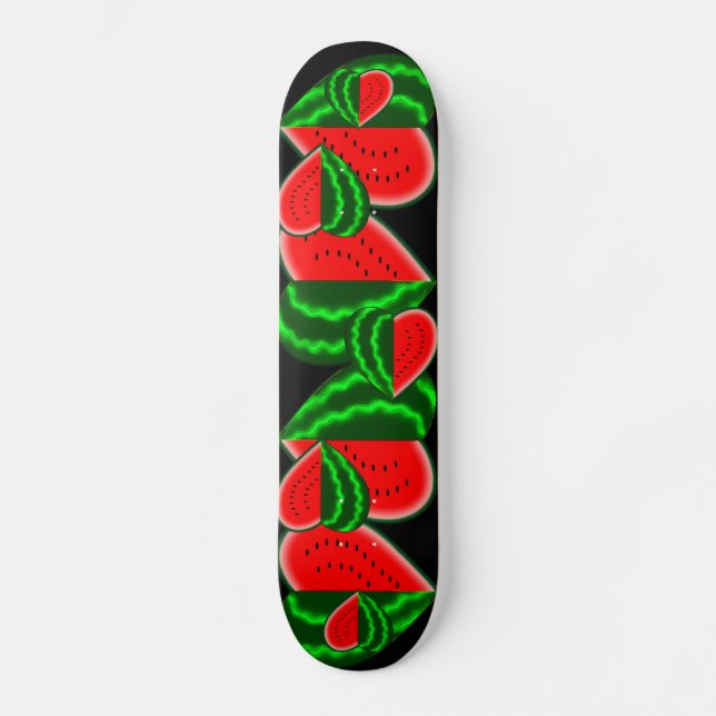 (Herz-) Wassermelone I Skateboard (Vorderseite)