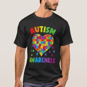 Herz Welt Autismus-Bewusstsein 2 April 2021 Autis T-Shirt