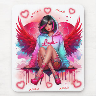 Herz & Wings: Street Angel Mousepad
