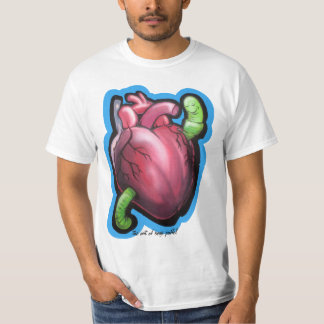 Herz-Wurm-T - Shirt