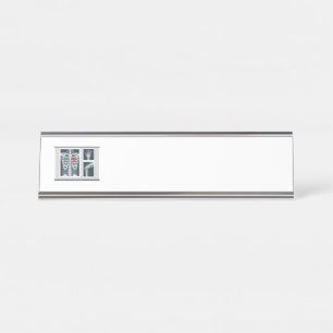 Herz X-Ray Schreibtischnamensplakette