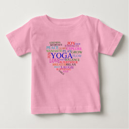 Herz-Yoga-Shirt - Baby-Yoga-Kleidung Baby T-shirt