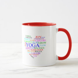 Herz-Yoga-Tasse - Einzigartige Yoga-Geschenke Tasse